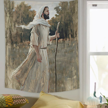 Come Follow Me - Jesus Tapestry - Jesus Pictures - Jesus Wall Art - God Tapestry - Christian Tapestry Wall Hanging - Gift For Christian - Ciaocustom