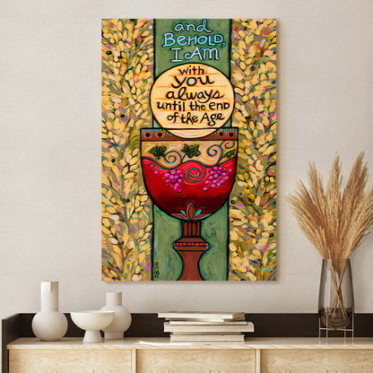 The Eucharist Canvas Posters - Religious Wall Decor - Ciaocustom