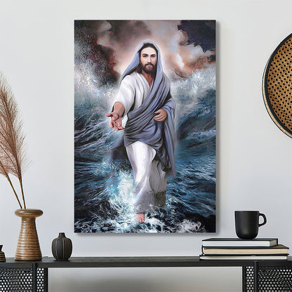 Jesus Canvas Painting - Jesus Christ Poster - Jesus Poster - Jesus Canvas Wall Art - God Canvas - Scripture Canvas - Ciaocustom