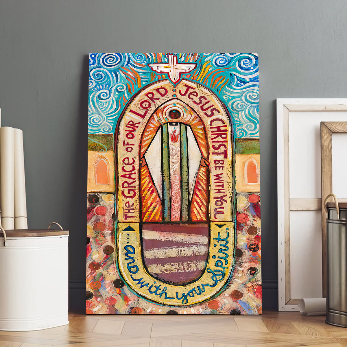 And With Your Spirit Canvas Posters - Christian Wall Decor - Ciaocustom