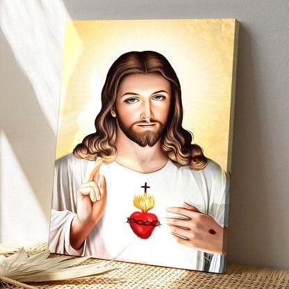 Jesus Canvas Painting 2 - Jesus Christ Poster - Jesus Poster - Jesus Canvas Wall Art - Bible Verse Canvas Wall Art - God Canvas - Scripture Canvas - Ciaocustom