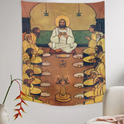 Angelo da Fonseca: Portrait of an Eclectic Genius Wall Art - Christian Wall Tapestry - Bible Tapestry - Religious Tapestry Wall Hangings - Bible Verse Wall Tapestry - Religious Tapestry - Ciaocustom