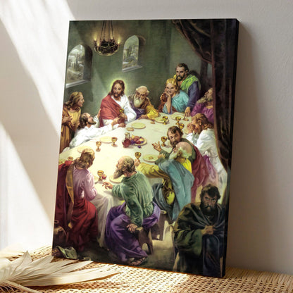 The Last Supper 20th Century - Jesus Canvas Poster - Religious Canvas Painting - Christian Canvas Prints - Religious Wall Art Canvas - Ciaocustom