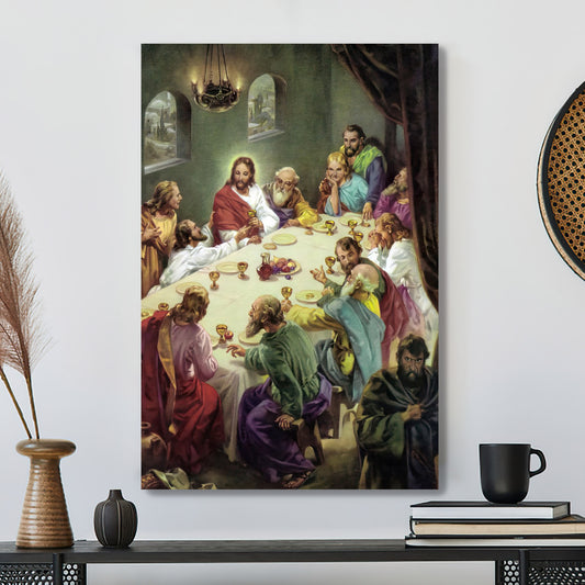 The Last Supper 20th Century  - Jesus Canvas Poster - Religious Canvas Painting - Christian Canvas Prints - Religious Wall Art Canvas - Ciaocustom