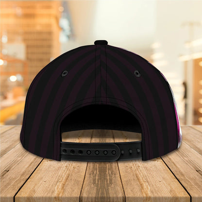 3D All Over Print Breast Cancer Awareness Baseball Cap Hat - Custom Breast Cancer Gift