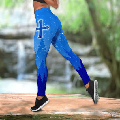 Jesus Tank And Legging - Christian Tank Top And Legging Sets For Women