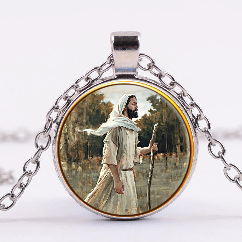 Forward in Faith - Jesus Christ Necklace - Jesus Pendant - Catholic Necklace - Ciaocustom