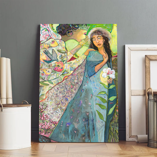 Annunciation Canvas Wall Art - Religious Wall Decor