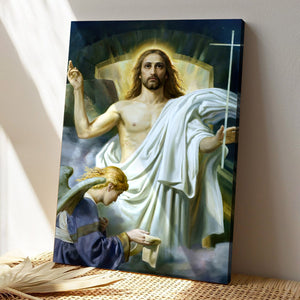 Christ's Victory Over The Grave Painting - Christian Wall Art - Christ Pictures - Christian Canvas Prints - Religious Wall Art Canvas - Ciaocustom