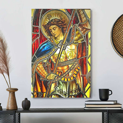 Archangel Michael Wall Art - Archangel Michael Religious Wall Art - Ciaocustom