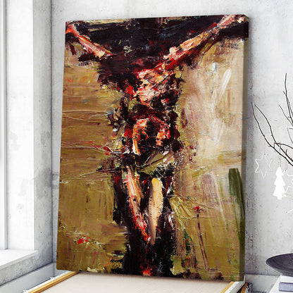 Jesus On Cross - Jesus Pictures - Jesus Canvas Poster - Christian Canvas Prints - Faith Canvas - Gift For Christian - Ciaocustom