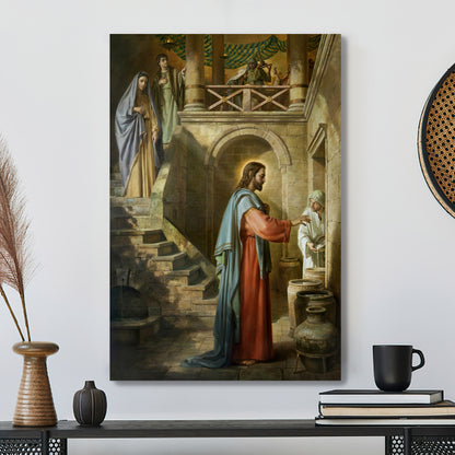 Jesus Painting Christian Wall Art - Christ Pictures - Christian Canvas Prints - Religious Wall Art Canvas - Ciaocustom