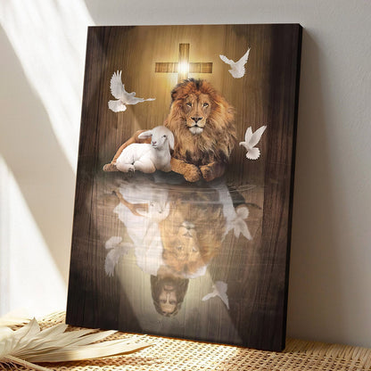 Lion And Lamb - Jesus Canvas Poster - Jesus Wall Art - Christ Pictures - Christian Canvas Prints - Faith Canvas - Gift For Christian - CiaocustomLion And Lamb - Jesus Canvas Poster - Jesus Wall Art - Christ Pictures - Christian Canvas Prints - Faith Canvas - Gift For Christian - Ciaocustom