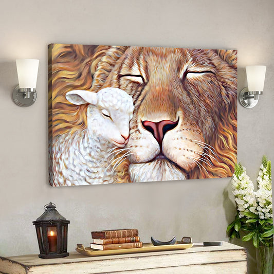 Lion - Christian Gift 39 - Jesus Canvas Painting - Jesus Poster - Jesus Canvas Art - Jesus Canvas - Wall Art - Scripture Canvas - Ciaocustom