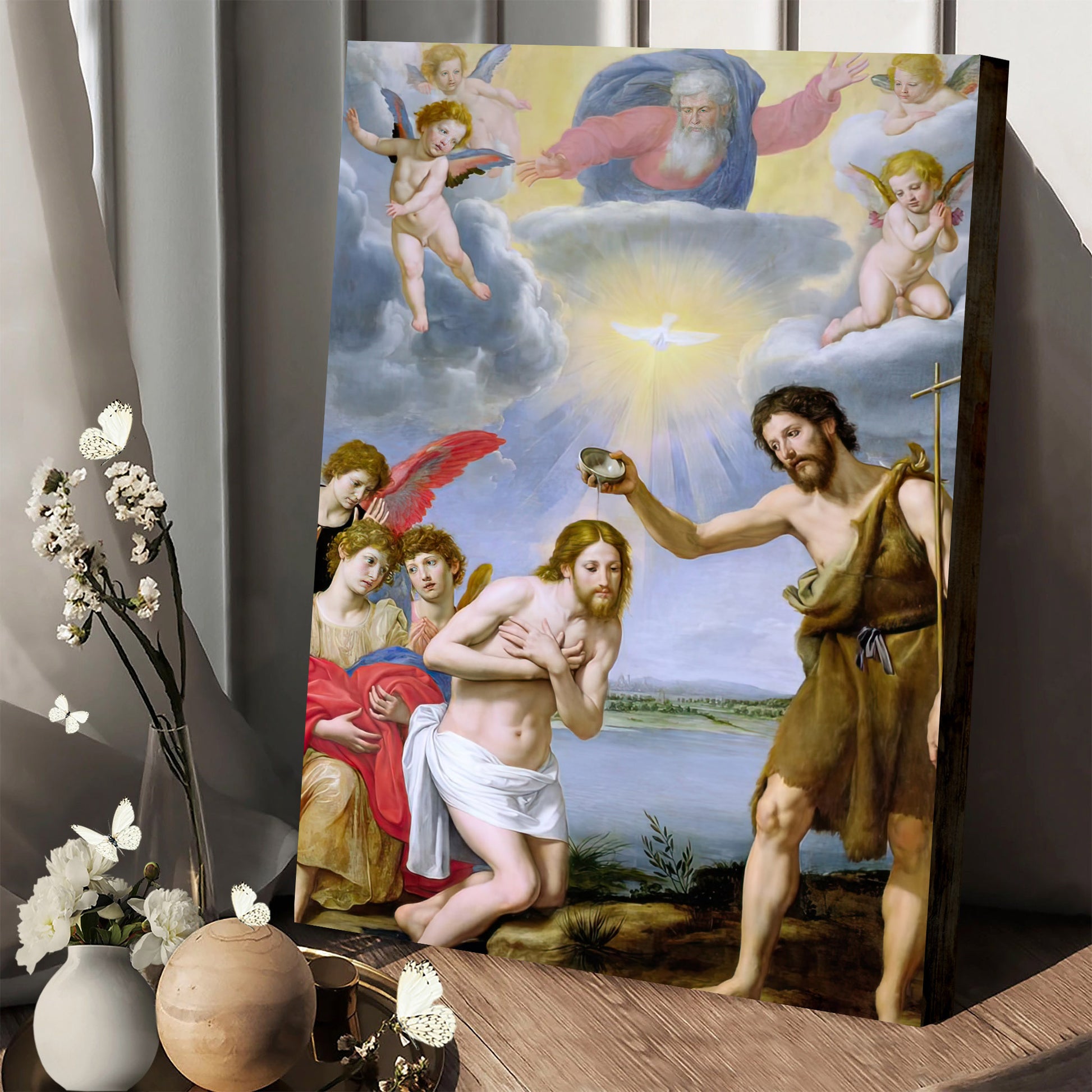The Baptism Of Christ Canvas