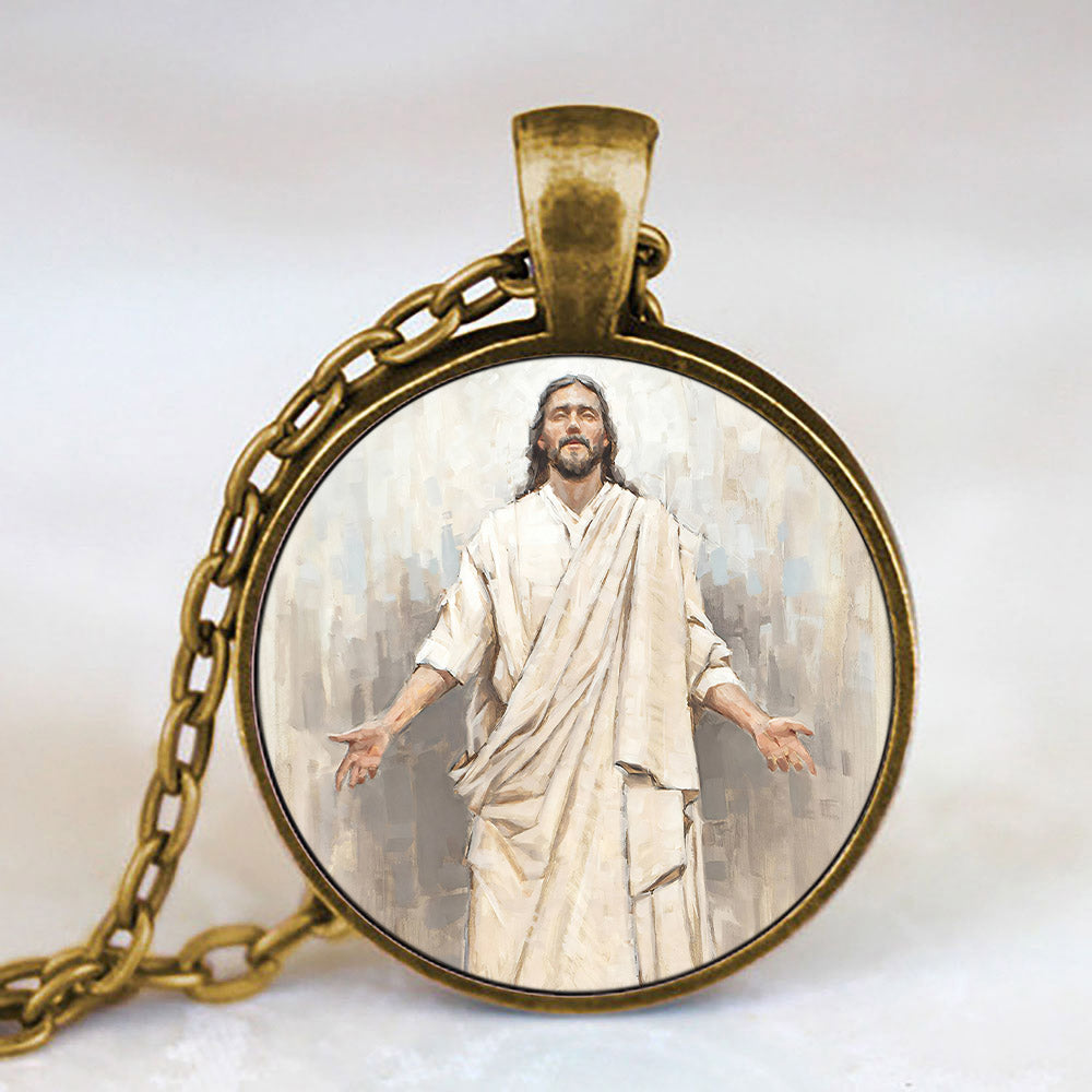 Ascension Dan Wilson - Jesus Christ Necklace - Religious Pendant - Catholic Necklace - Ciaocustom