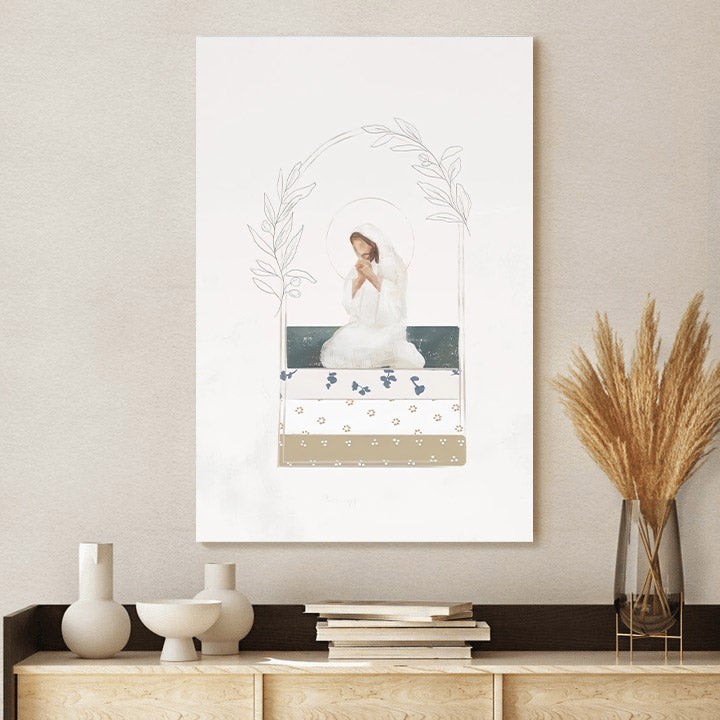 Jesus Prays in Gethsemane Canvas Wall Art - Jesus Christ Poster - Ciaocustom