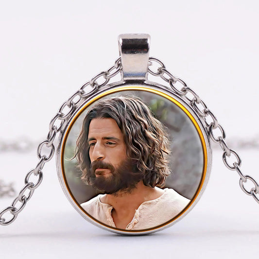 Jesus Christ Necklace - Religious Pendant - Religious Necklace - Ciaocustom