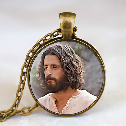 Jesus Christ Necklace - Religious Pendant - Religious Necklace - Ciaocustom