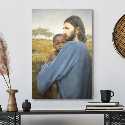 Worth of a Soul - Jesus Wall Pictures - Jesus Canvas Painting - Jesus Poster - Jesus Canvas - Christian Gift - Ciaocustom