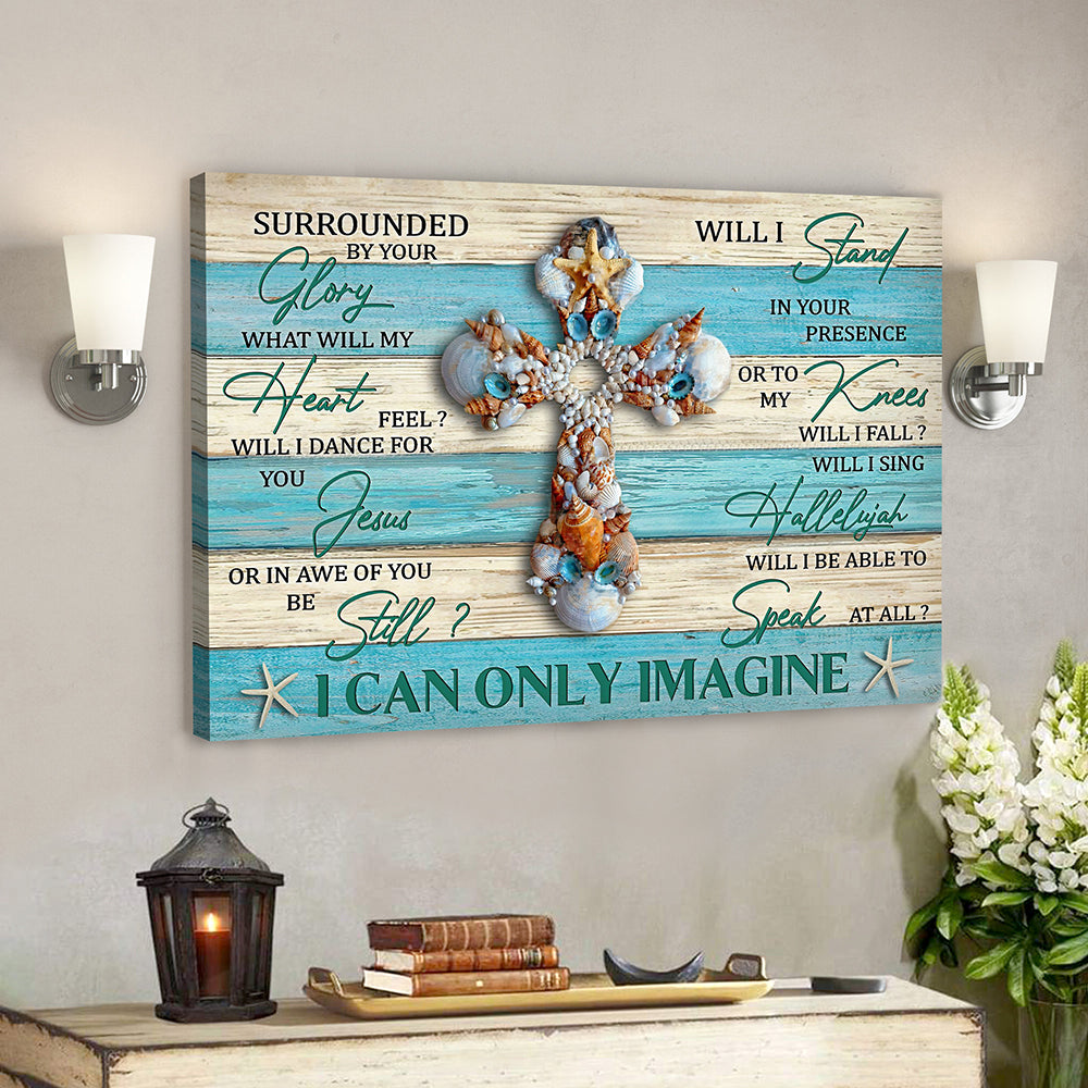 Bible Verse Wall Art Canvas - Jesus Christ Poster - I Stand In Your Presence Canvas Poster - Ciaocustom