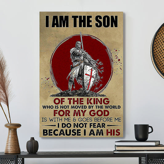 Bible Verse Canvas Painting - Jesus Canvas Art - I Am The Son Canvas Poster - Ciaocustom