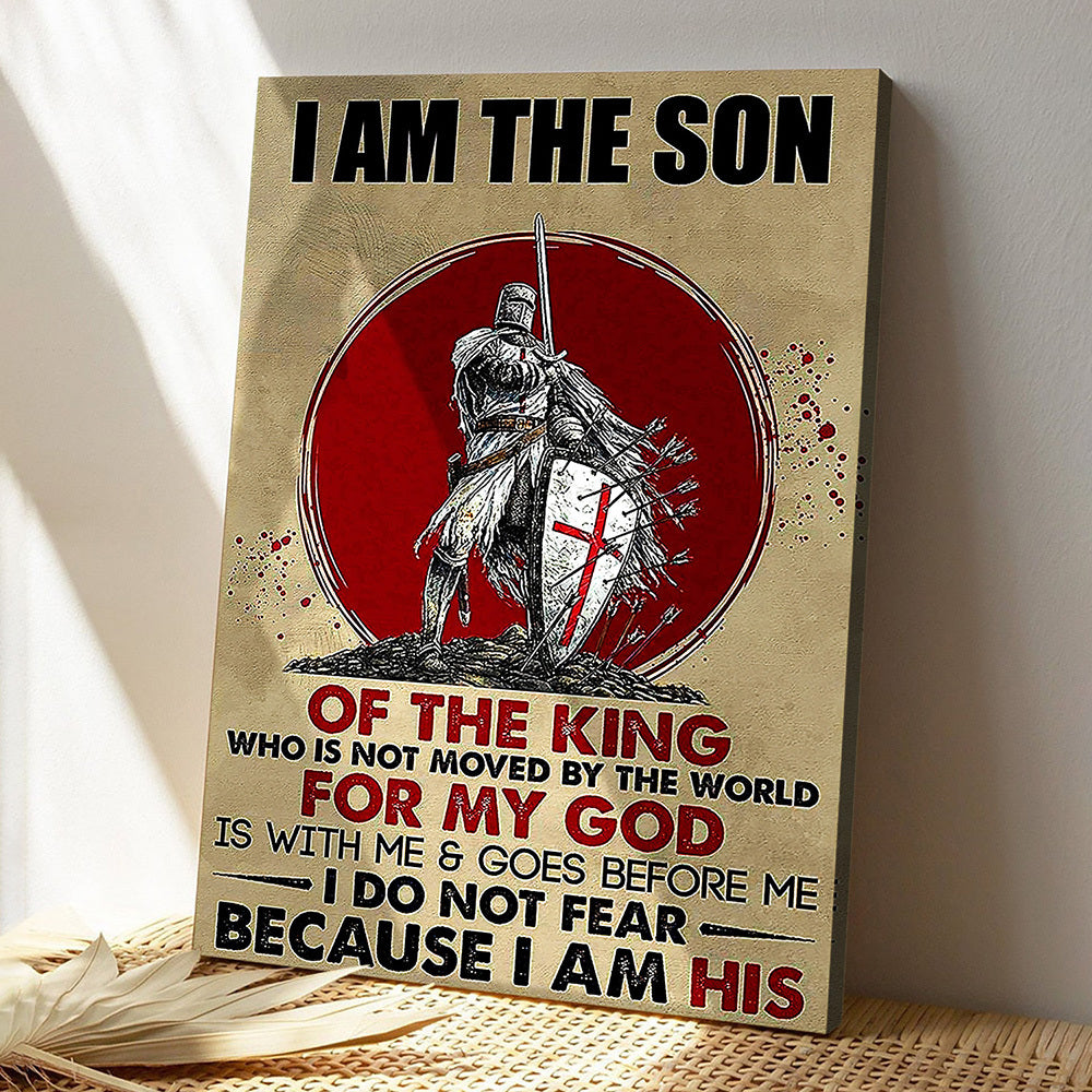 Bible Verse Canvas Painting - Jesus Canvas Art - I Am The Son Canvas Poster - Ciaocustom