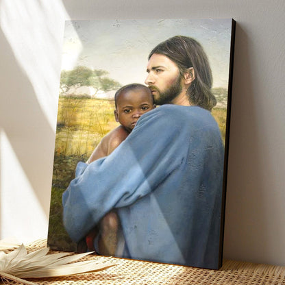 Worth of a Soul - Jesus Wall Pictures - Jesus Canvas Painting - Jesus Poster - Jesus Canvas - Christian Gift - Ciaocustom