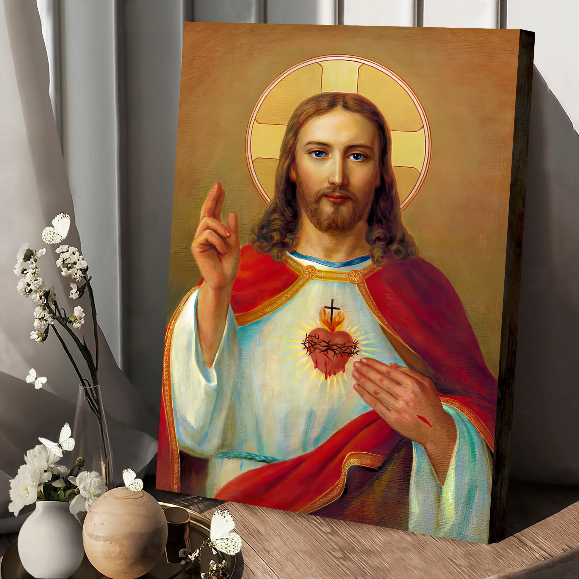 The Most Sacred Heart Of Jesus Poster - Ciaocustom