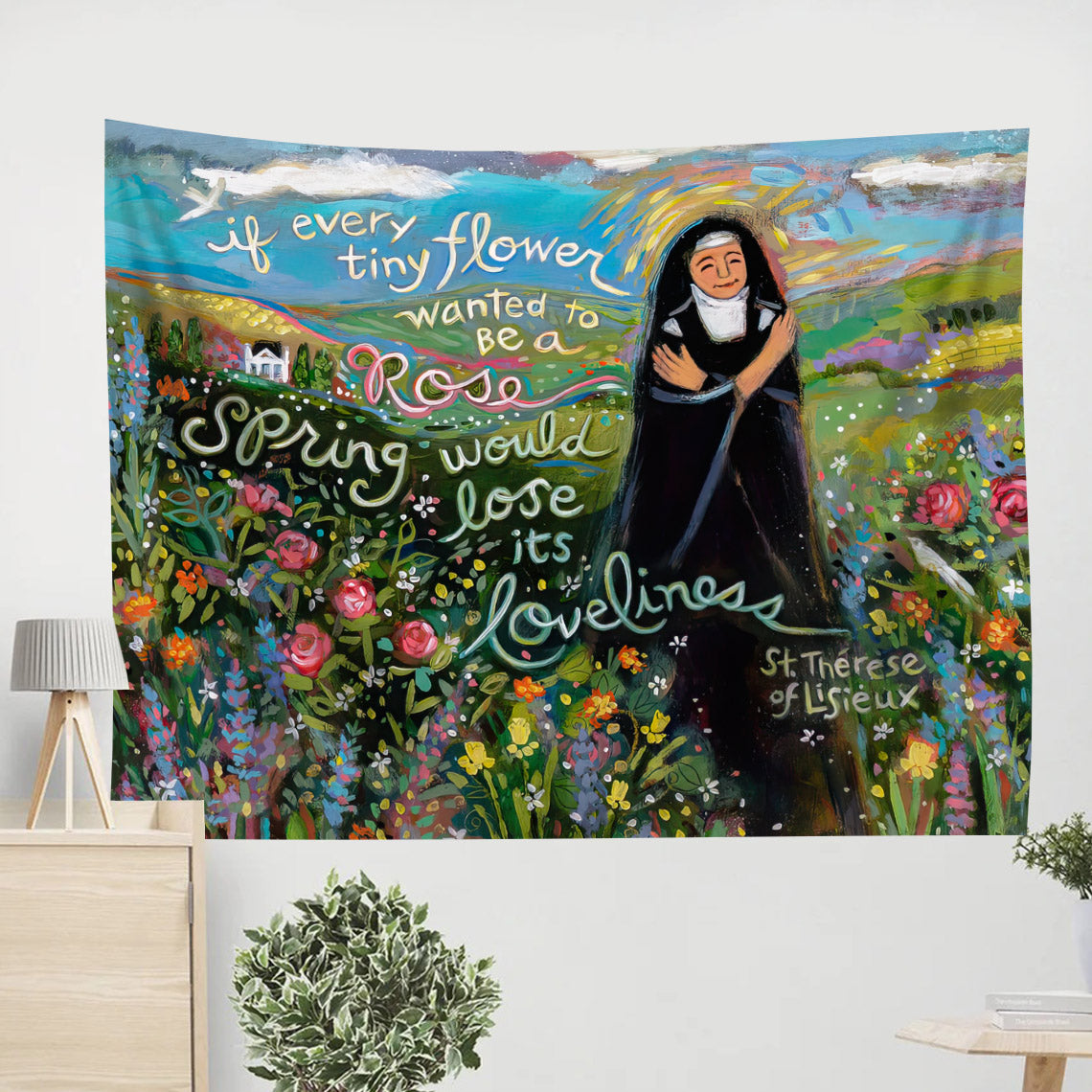 The Little Flower, St. Therese of Lisieux Tapestry