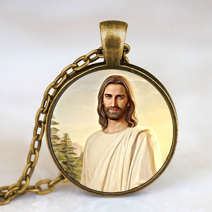 Jesus Christ Necklace - Religious Pendant - Catholic Necklace - Ciaocustom