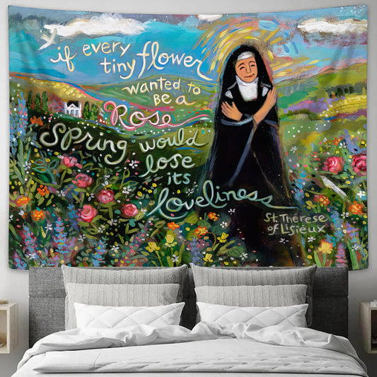 The Little Flower, St. Therese of Lisieux Tapestry