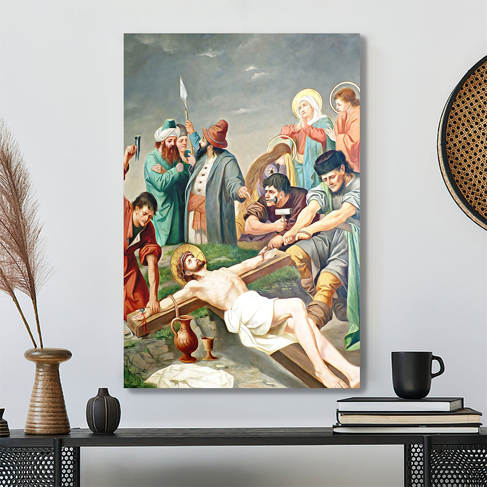 Jesus Dies On The Cross - Jesus Pictures - Jesus Canvas - Jesus Wall Art - Christ Pictures - Christian Canvas Prints - Gift For Christian - Ciaocustom