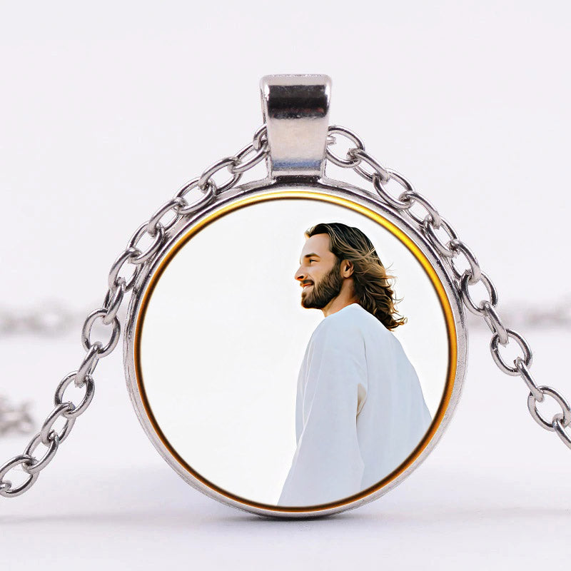 Jesus Christ Necklace - Religious Necklace - Jesus Pendant - Catholic Necklace - Ciaocustom