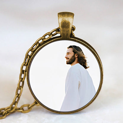 Jesus Christ Necklace - Religious Necklace - Jesus Pendant - Catholic Necklace - Ciaocustom