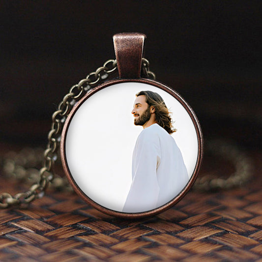 Jesus Christ Necklace - Religious Necklace -  Jesus Pendant - Catholic Necklace - Ciaocustom