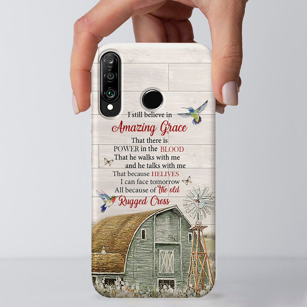 I Still Believe Amazing Grace - Hummingbirds - Christian Phone Case - Religious Phone Case - Bible Verse Phone Case - Ciaocustom