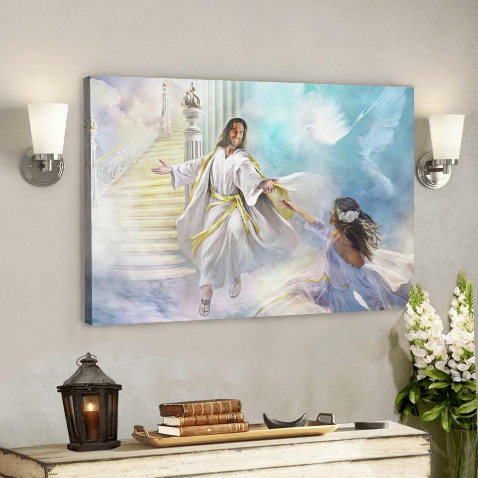 God Canvas 31 - Jesus Canvas - Christian Gift - Jesus Canvas Painting - Jesus Canvas Art - Bible Verse Canvas Wall Art - Scripture Canvas - Ciaocustom