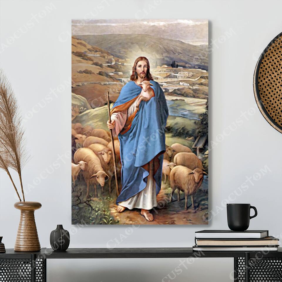 God Canvas 50 - Jesus Canvas - Christian Gift - Jesus Canvas Painting - Jesus Canvas Art - Bible Verse Canvas Wall Art - Scripture Canvas - Ciaocustom