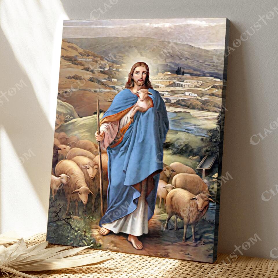 God Canvas 50 - Jesus Canvas - Christian Gift - Jesus Canvas Painting - Jesus Canvas Art - Bible Verse Canvas Wall Art - Scripture Canvas - Ciaocustom