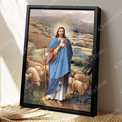 God Canvas 50 - Jesus Canvas - Christian Gift - Jesus Canvas Painting - Jesus Canvas Art - Bible Verse Canvas Wall Art - Scripture Canvas - Ciaocustom