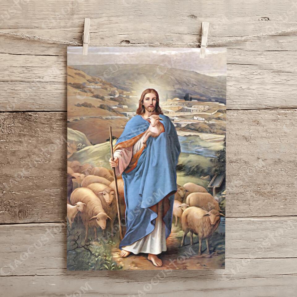 God Canvas 50 - Jesus Canvas - Christian Gift - Jesus Canvas Painting - Jesus Canvas Art - Bible Verse Canvas Wall Art - Scripture Canvas - Ciaocustom