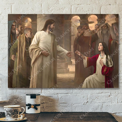 God Canvas 87 - Jesus Canvas - Christian Gift - Jesus Canvas Painting - Jesus Canvas Art - Bible Verse Canvas Wall Art - Scripture Canvas - Ciaocustom