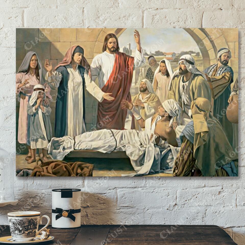 God Canvas 88 - Jesus Canvas - Christian Gift - Jesus Canvas Painting - Jesus Canvas Art - Bible Verse Canvas Wall Art - Scripture Canvas - Ciaocustom