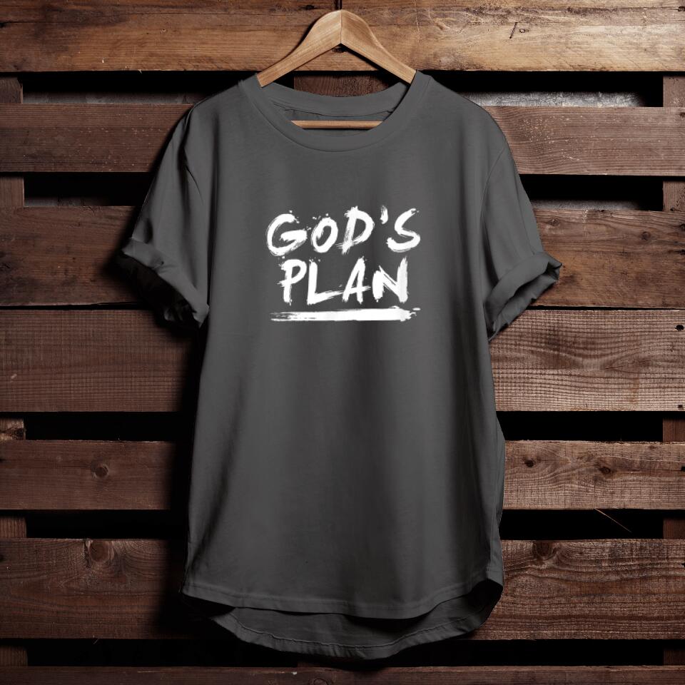 God's Plan - Classic Hip Hop Rap Fan Gift T-Shirt - Cool Christian Shirts For Men & Women - Ciaocustom