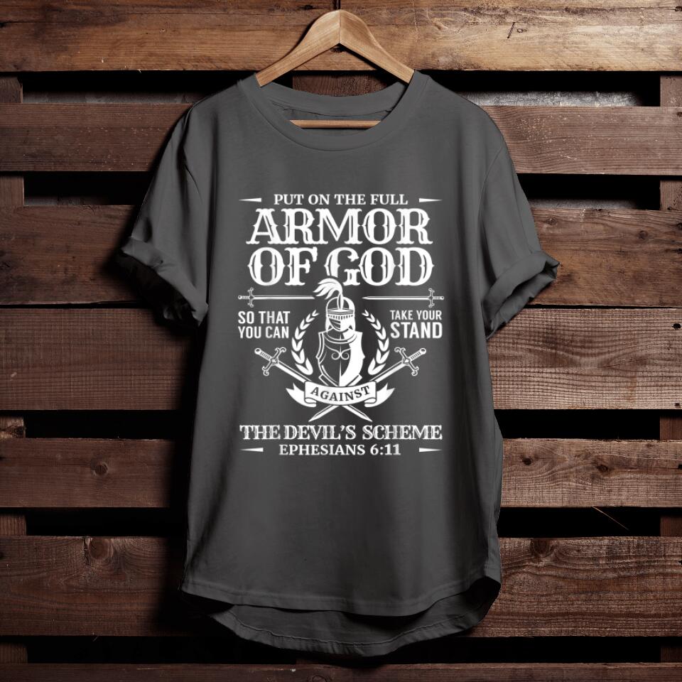 Armor of God Christian Bible Verse Religious T-Shirt
- Religious Shirts For Men & Women - Ciaocustom