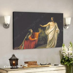 Appearance Of Christ To Mary Magdalene - Jesus Canvas Painting - Jesus Canvas Art - Jesus Poster - Jesus Canvas - Christian Gift - Ciaocustom