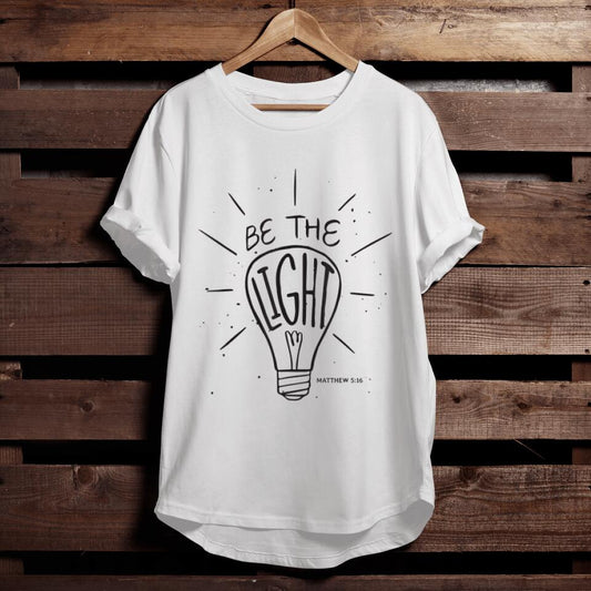 Be The Light - Matthew - Christian Faith Bible Verse T-Shirt - Faith Shirt For Men & Women - Ciaocustom