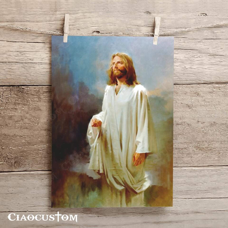 Jesus Painting - Jesus Wall Pictures - Jesus Poster - Jesus Canvas - Canvas For Christians - Ciaocustom