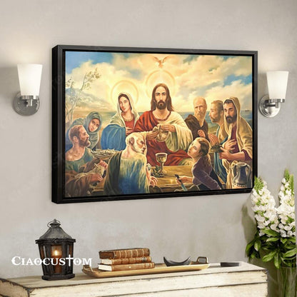 Agape in Mare Tiberiadis Posters Canvas - Jesus Canvas Art - Ciaocustom